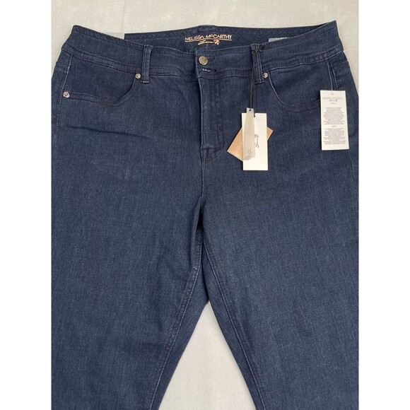 Seven 7 Melissa McCarthy Jeans Womens 20 Blue Pencil Boho Slimming Silhouette - Picture 2 of 16